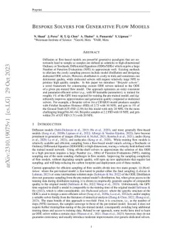 Bespoke Solvers for Generative Flow Models