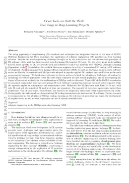 Good Tools are Half the Work: Tool Usage in Deep Learning Projects