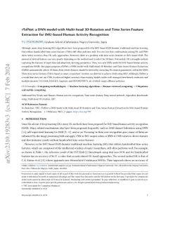 rTsfNet: a DNN model with Multi-head 3D Rotation and Time Series Feature
  Extraction for IMU-based Human Activity Recognition