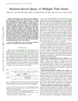 Relation-driven Query of Multiple Time Series