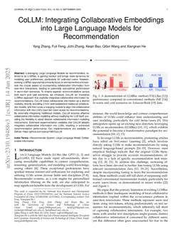 CoLLM: Integrating Collaborative Embeddings into Large Language Models for Recommendation
