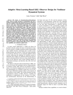 Adaptive Meta-Learning-Based KKL Observer Design for Nonlinear Dynamical
  Systems