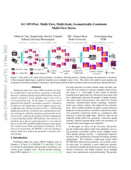 GC-MVSNet: Multi-View, Multi-Scale, Geometrically-Consistent Multi-View Stereo