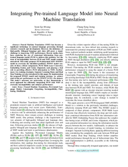 Integrating Pre-trained Language Model into Neural Machine Translation