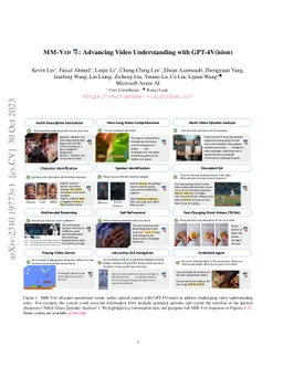 MM-VID: Advancing Video Understanding with GPT-4V(ision)