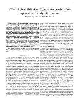 $e^{\text{RPCA}}$: Robust Principal Component Analysis for Exponential
  Family Distributions