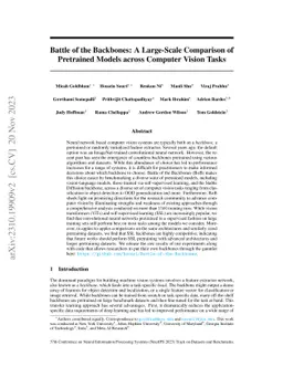 Battle of the Backbones: A Large-Scale Comparison of Pretrained Models
  across Computer Vision Tasks