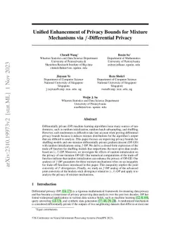 Unified Enhancement of Privacy Bounds for Mixture Mechanisms via
  $f$-Differential Privacy