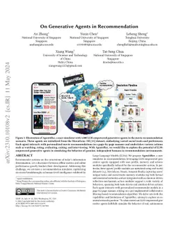 On Generative Agents in Recommendation