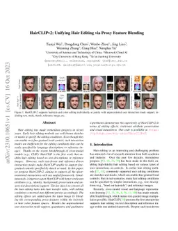 HairCLIPv2: Unifying Hair Editing via Proxy Feature Blending