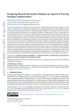 Designing Shared Information Displays for Agents of Varying Strategic
  Sophistication