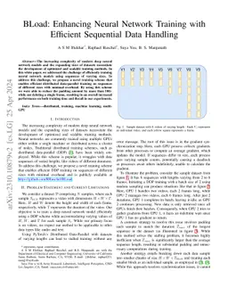 BLoad: Enhancing Neural Network Training with Efficient Sequential Data
  Handling