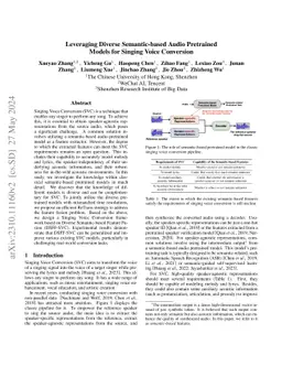 Leveraging Diverse Semantic-based Audio Pretrained Models for Singing
  Voice Conversion