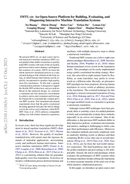 IMTLab: An Open-Source Platform for Building, Evaluating, and Diagnosing
  Interactive Machine Translation Systems