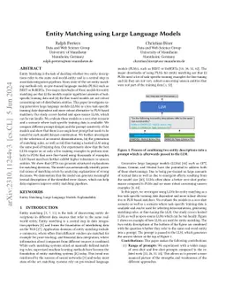 Entity Matching using Large Language Models