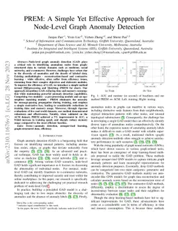 PREM: A Simple Yet Effective Approach for Node-Level Graph Anomaly
  Detection