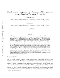 Simultaneous Nonparametric Inference of M-regression under Complex
  Temporal Dynamics