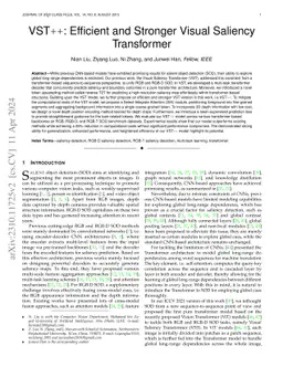 VST++: Efficient and Stronger Visual Saliency Transformer