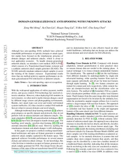 Domain-Generalized Face Anti-Spoofing with Unknown Attacks