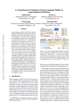 A Comprehensive Evaluation of Large Language Models on Legal Judgment
  Prediction
