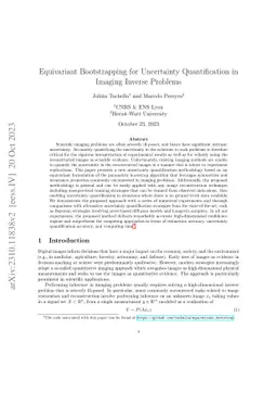 Equivariant Bootstrapping for Uncertainty Quantification in Imaging
  Inverse Problems