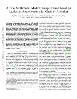 A New Multimodal Medical Image Fusion based on Laplacian Autoencoder
  with Channel Attention