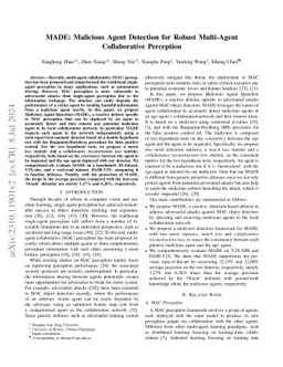 Malicious Agent Detection for Robust Multi-Agent Collaborative
  Perception