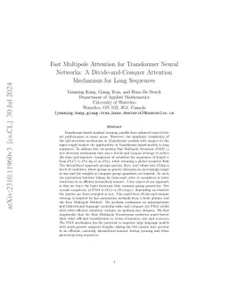 Fast Multipole Attention: A Scalable Multilevel Attention Mechanism for Text and Images