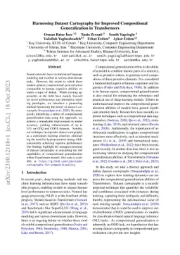 Harnessing Dataset Cartography for Improved Compositional Generalization
  in Transformers
