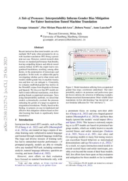 A Tale of Pronouns: Interpretability Informs Gender Bias Mitigation for
  Fairer Instruction-Tuned Machine Translation