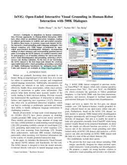 InViG: Benchmarking Interactive Visual Grounding with 500K Human-Robot
  Interactions
