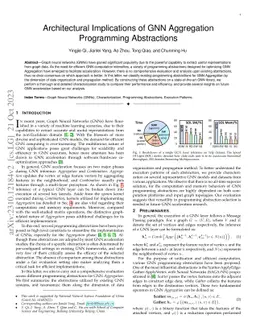 Architectural Implications of GNN Aggregation Programming Abstractions