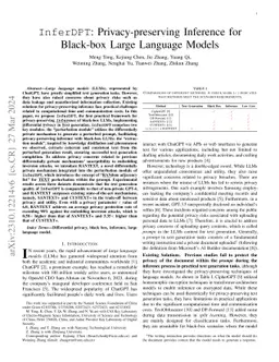 InferDPT: Privacy-Preserving Inference for Black-box Large Language
  Model