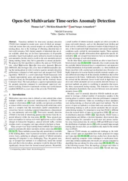 Open-Set Multivariate Time-Series Anomaly Detection