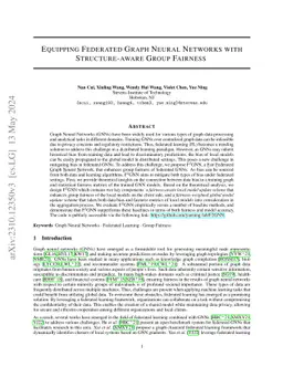 Equipping Federated Graph Neural Networks with Structure-aware Group
  Fairness