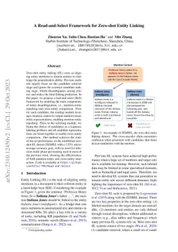 A Read-and-Select Framework for Zero-shot Entity Linking