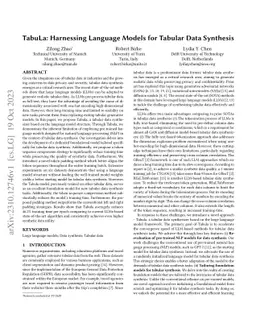 TabuLa: Harnessing Language Models for Tabular Data Synthesis