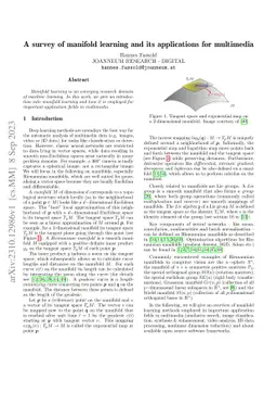 A survey of manifold learning and its applications for multimedia
