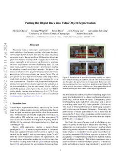 Putting the Object Back into Video Object Segmentation