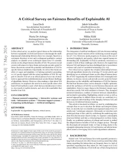 A Critical Survey on Fairness Benefits of Explainable AI