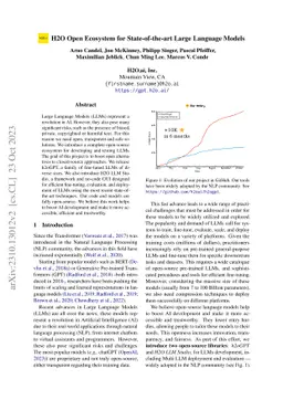 H2O Open Ecosystem for State-of-the-art Large Language Models
