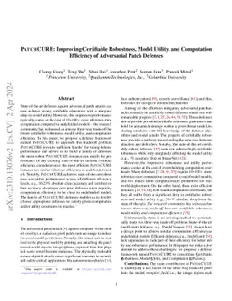 PatchCURE: Improving Certifiable Robustness, Model Utility, and
  Computation Efficiency of Adversarial Patch Defenses