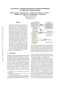 Auto-Instruct: Automatic Instruction Generation and Ranking for
  Black-Box Language Models