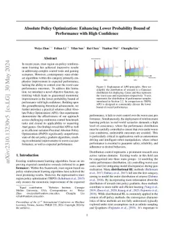 Absolute Policy Optimization