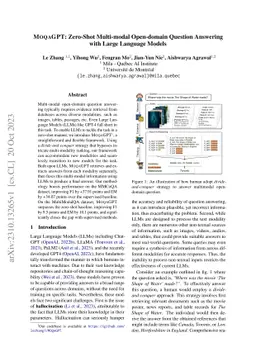 MoqaGPT : Zero-Shot Multi-modal Open-domain Question Answering with
  Large Language Model
