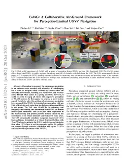 ColAG: A Collaborative Air-Ground Framework for Perception-Limited UGVs'
  Navigation
