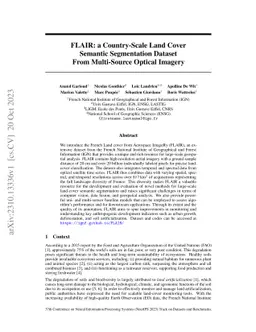 FLAIR: a Country-Scale Land Cover Semantic Segmentation Dataset From
  Multi-Source Optical Imagery