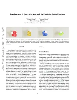 DeepFracture: A Generative Approach for Predicting Brittle Fractures with Neural Discrete Representation Learning