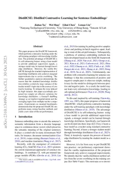 DistillCSE: Distilled Contrastive Learning for Sentence Embeddings