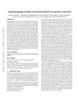 Large language models in textual analysis for gesture selection